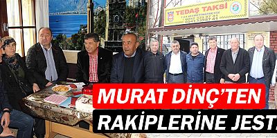Murat Dinç taksici esnafıyla buluştu