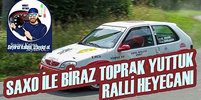 Murat Seyirci'nin anlatımı ile ralli yarışı aracı Citroen Saxo