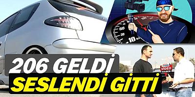 Murat Seyirci'nin konuğu İstanbullu modifiyeli 206 GTI