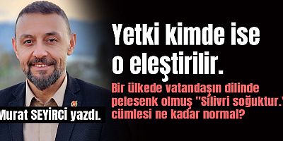 Murat SEYİRCİ yazdı. Yetki kimde ise o eleştirilir.