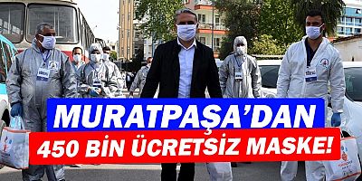 Muratapaşa’dan 137 bin eve 450 bin ücretsiz maske