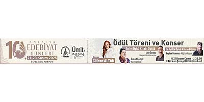 MURATPAŞA BELEDİYE BŞK. 21-23 KASIM ANTALYA EDEBİYAT GÜNLERİ - 23 KASIM