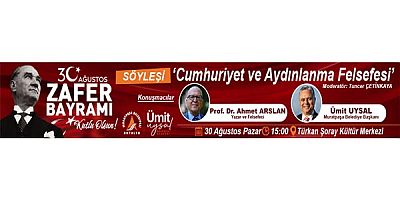MURATPAŞA BELEDİYE BŞK. 30 AĞUSTOS İLANI