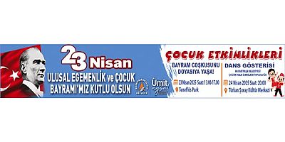 MURATPAŞA BELEDİYESİ 23 NİSAN ULUSAL EGEMENLİK VE ÇOCUK BAYRAMI ETKİNLİKLERİ İLAN