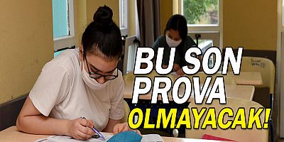 Muratpaşa Belediyesi sınav provası yapıyor.
