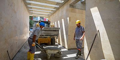 Muratpaşa Camisi'nde çalışma