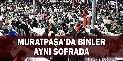 Muratpaşa’da binler aynı sofrada