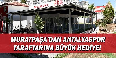 Muratpaşa’dan Antalyaspor taraftarına büyük hediye