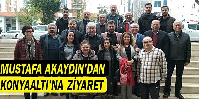 Mustafa Akaydın'dan Konyaaltı'na ziyaret