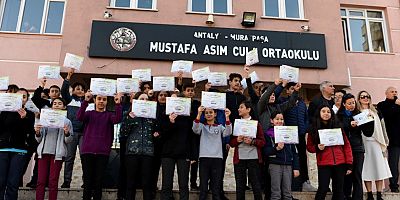 Mustafa Asım Cula Ortaokulu'nda çevreci çalışma