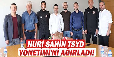 Nuri Şahin Türkiye Spor Yazarları Derneği Yönetimi'ni ağırladı!