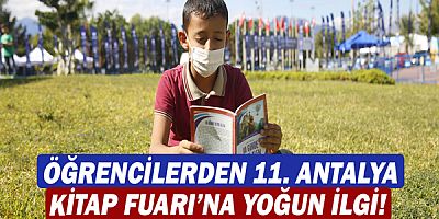 Öğrencilerden 11. Antalya Kitap Fuarı’na yoğun ilgi!