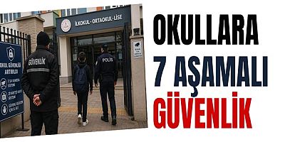 Okullarda 7 Aşamalı Güvenlik Sistemi Başlıyor