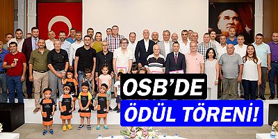 OSB'de kazananlar ödüllerini aldı!