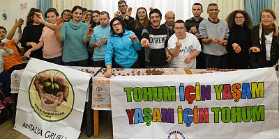 Özel çocuklar, çorak toprakları yeşertecek
