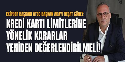 Reşat Güney: Kredi kartı limitlerine yönelik kararlar yeniden değerlendirilmeli
