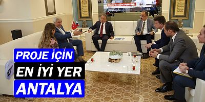 Rusya-Türkiye İş Konseyi Başkan Böcek’i ziyaret etti