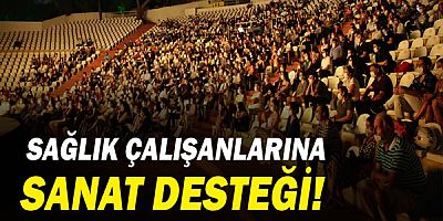 Sağlık çalışanlarına sanat desteği!