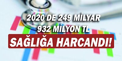 Sağlık harcamaları 2020'de 250 milyar lirayı buldu!