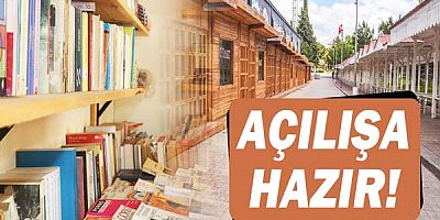 Sahaf çarşısı açılışa hazır!