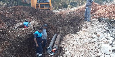 Sarıbelen-Bezirgan İçme Suyu Hattı onarıldı