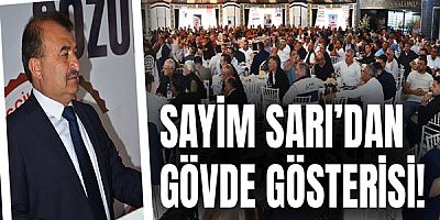 Sayim Sarı’dan gövde gösterisi