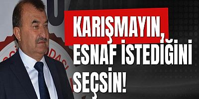 Sayim Sarı: Karışmayın, Esnaf İstediğini Seçsin!
