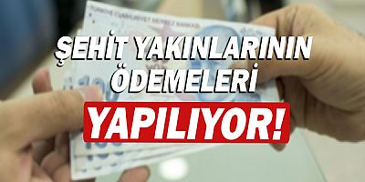 Şehit yakınları ve gazilere 4.7 milyon TL ödeme!