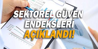 Sektörel güven endeksleri açıklandı!
