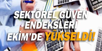 Sektörel güven endeksleri Ekim'de yükseldi!