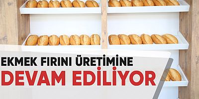 Serik Belediyesi ekmek fırını üretime devam ediyor