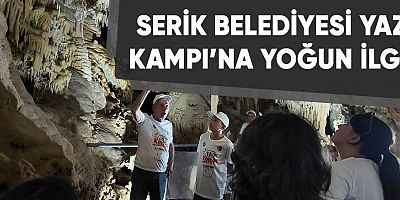 Serik Belediyesi yaz kampına yoğun ilgi