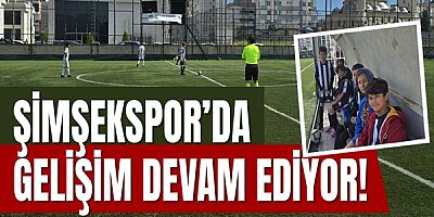 Şimşekspor’da Gelişim Devam Ediyor!