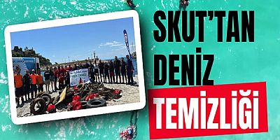 Skut’tan Deniz Temizliğine Destek