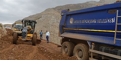 Söbüçimen yayla yoluna sathi asfalt
