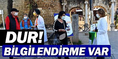 Sokakta sağlıklı bilgilendirme operasyonu...
