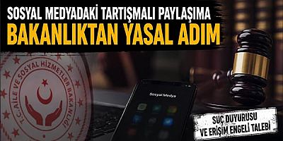 Sosyal Medyadaki Tartışmalı Paylaşıma Bakanlıktan Yasal Adım