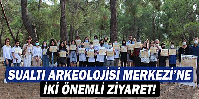 Sualtı Arkeolojisi Merkezi’ne iki önemli ziyaret!