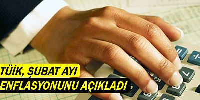Şubat ayı enflasyon rakamları açıklandı