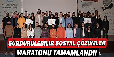 Sürdürülebilir Sosyal Çözümler Maratonu tamamlandı!