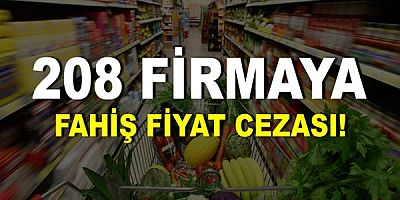 Ticaret Bakanlığı'ndan 208 firmaya ceza!