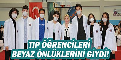 Tıp öğrencileri beyaz önlüklerini giydi!!