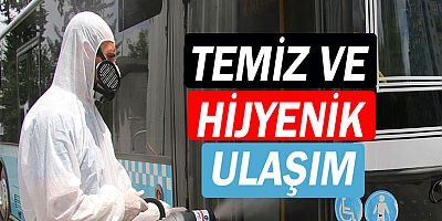 Toplu ulaşım araçlarında dezenfekte sürüyor.