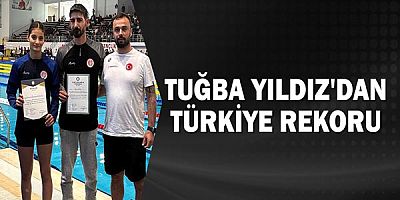 Tuğba Yıldız'dan Türkiye Rekoru