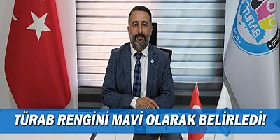 TÜRAB, rengini mavi olarak belirledi.