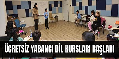 Ücretsiz Yabancı Dil Kursları Başladı