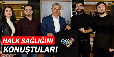 Ümit Uysal'a tıp öğrencilerinden ziyaret