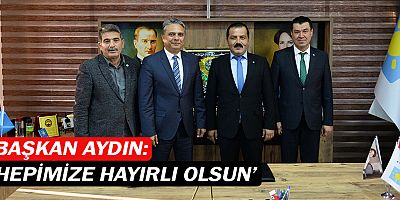 Ümit Uysal'dan Ahmet Aydın'a ziyaret