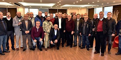 Ümit Uysal, Güzeloba sakinleriyle buluştu...