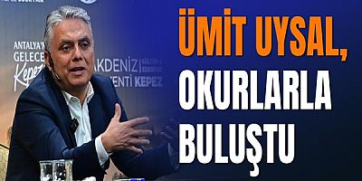 Ümit Uysal, Kepez Kitap Fuarı’nda okurlarla buluştu